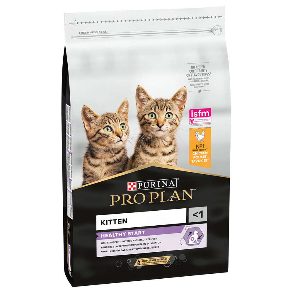 foto del prodotto purina pro plan kitten healthy start pollo crocchette 10 kg