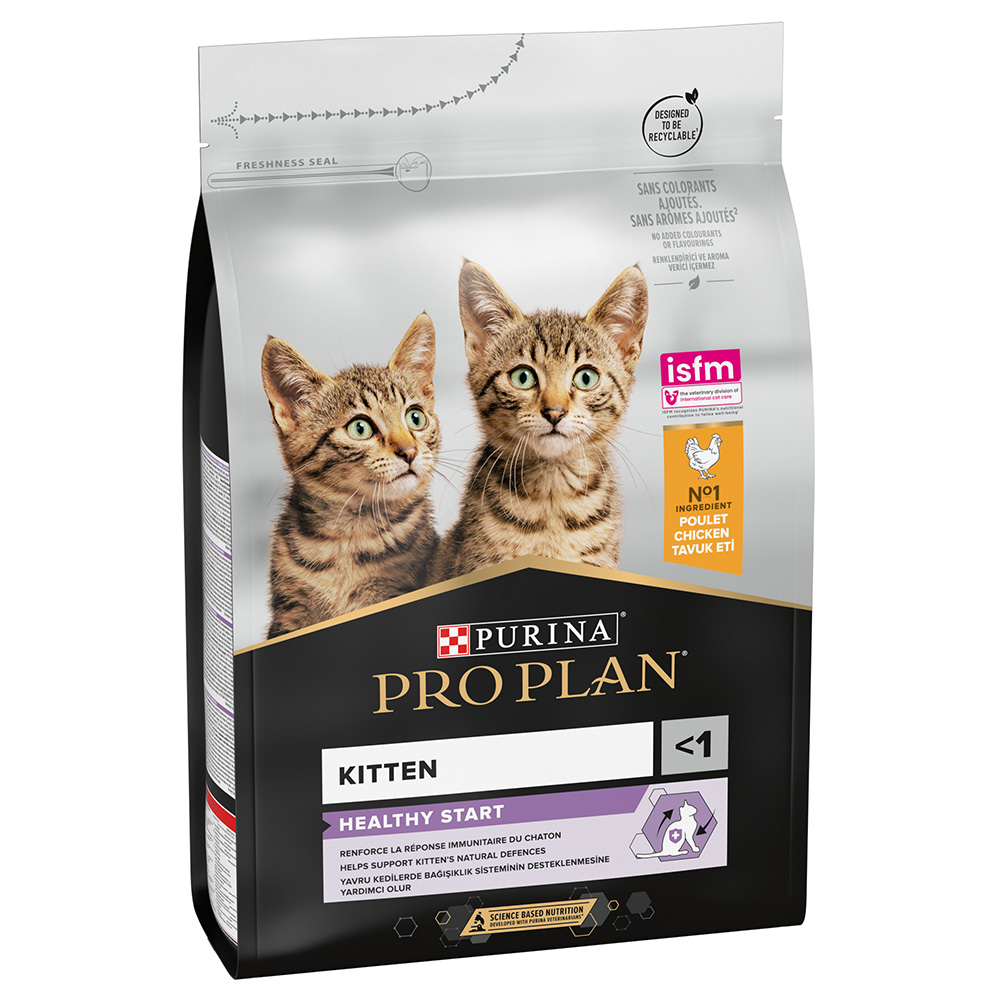 foto del prodotto purina pro plan kitten healthy start pollo crocchette 3 kg