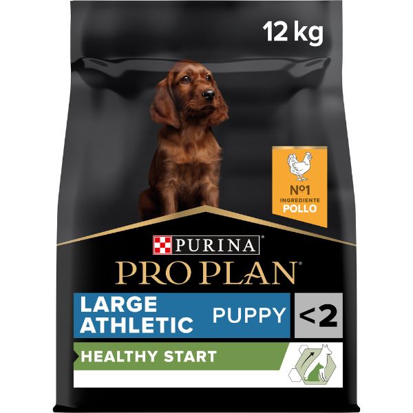 foto del prodotto purina pro plan large athletic puppy healthy start crocchette per cane 12 kg croccantini per cani 1 ordine scegli lo sconto bzr5 bzr20 200 punti fedelt 