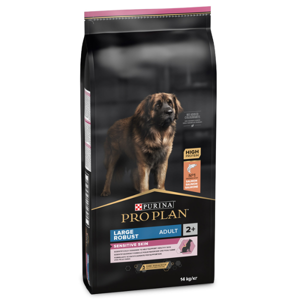 foto del prodotto purina pro plan large robust adult sensitive skin salmone - 14 kg - croccantini per cani - 1 ordine scegli lo sconto bzr5 bzr20 200 punti fedeltà