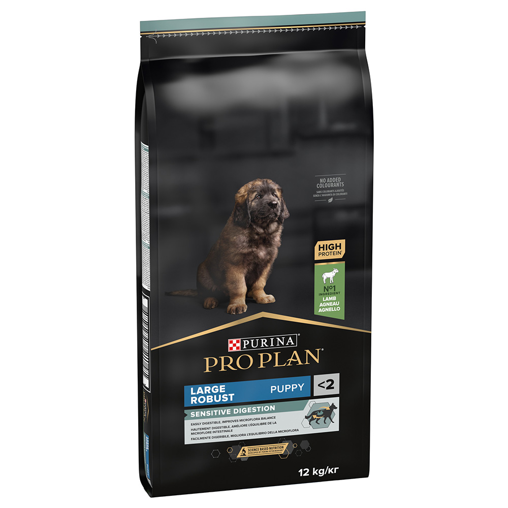 foto del prodotto purina pro plan large robust puppy sensitive digestion agnello per cani - set %: 2 x 12 kg