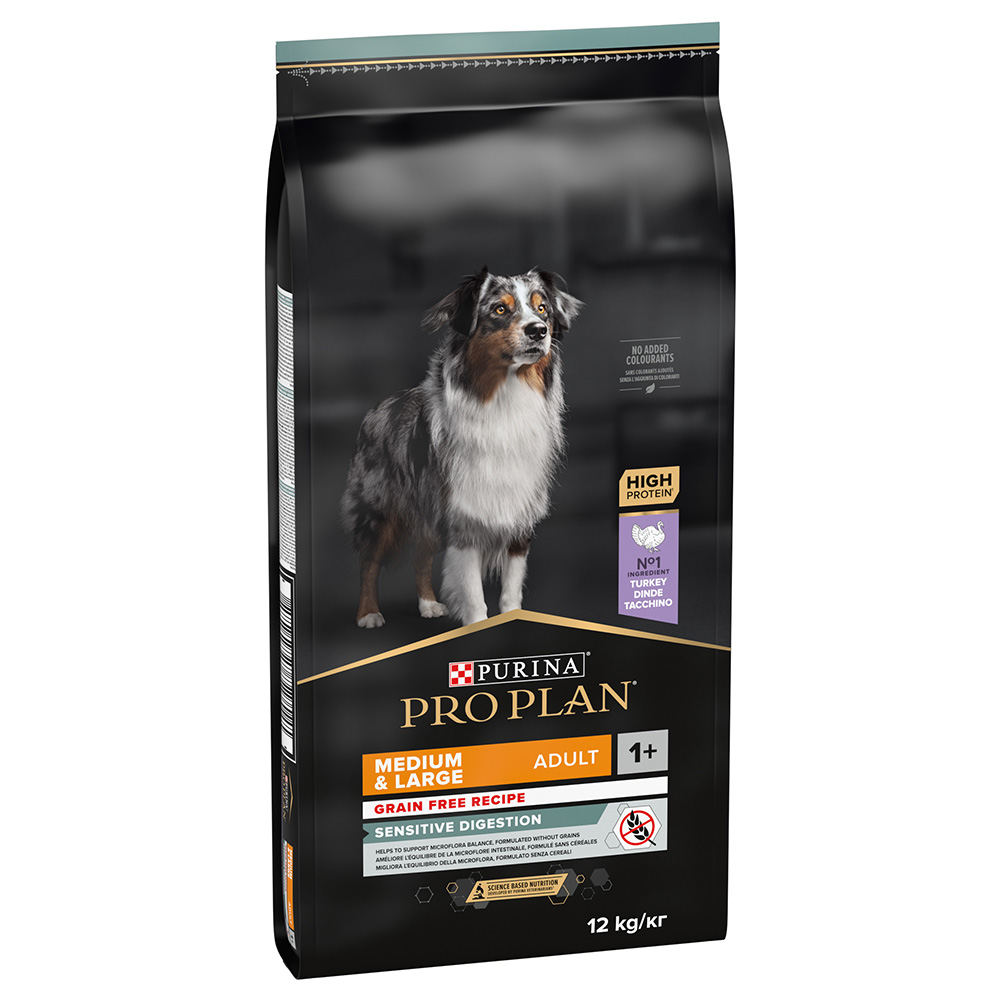 foto del prodotto purina pro plan medium large adult sensitive digestion grain free 12 kg