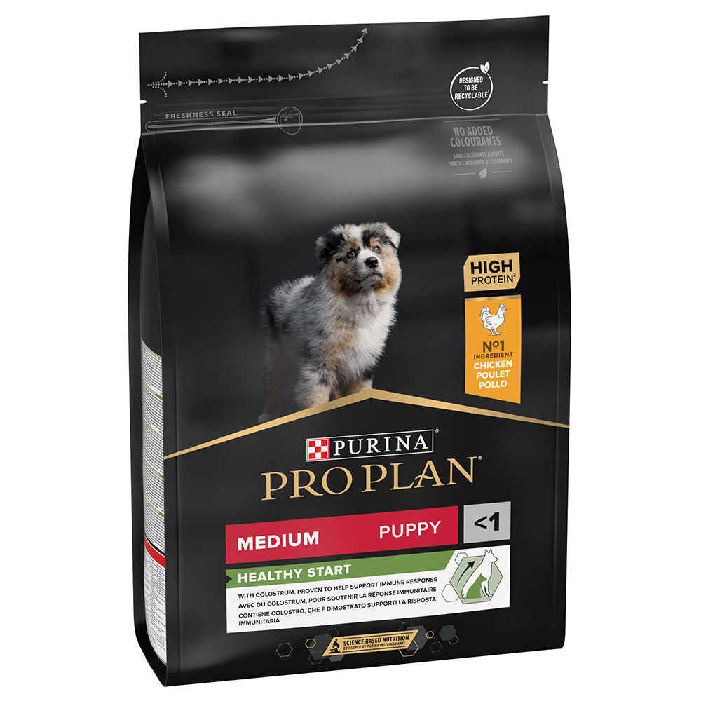 foto del prodotto purina pro plan medium puppy healthy start crocchette per cane 3 kg