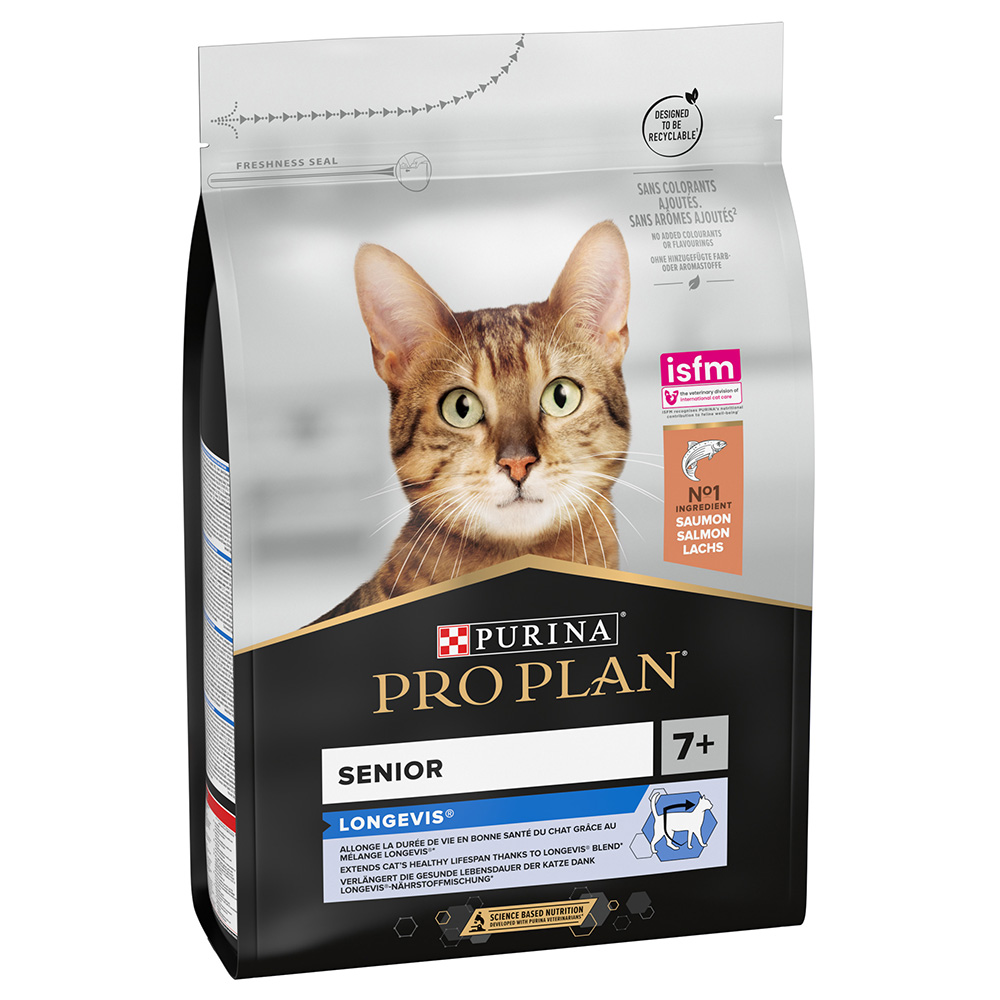 foto del prodotto purina pro plan senior 7 longevis ricco in salmone 3 kg