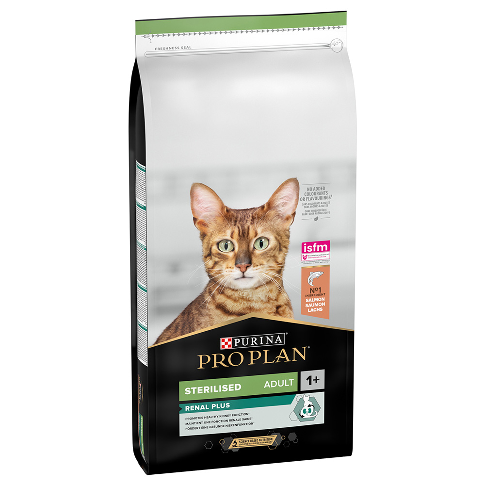 foto del prodotto purina pro plan sterilised adult renal plus ricco in salmone 14 kg