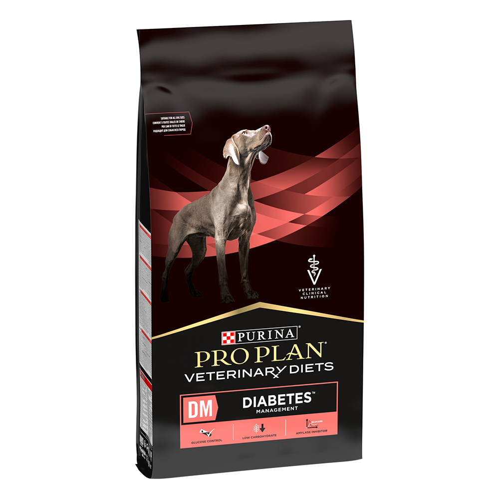 foto del prodotto purina pro plan veterinary diets dm diabetes crocchette per cane - set 2 x 12 kg