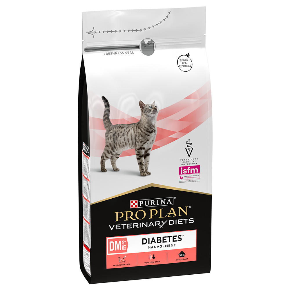 foto del prodotto purina pro plan veterinary diets feline dm st ox diabetes management 1,5 kg