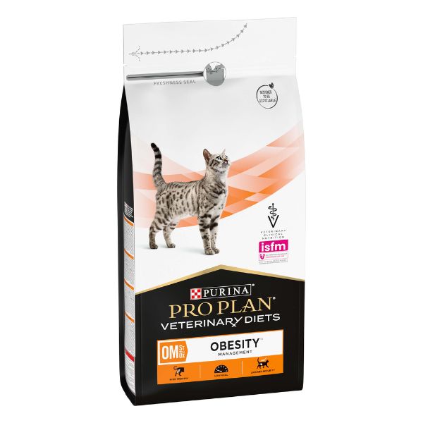 foto del prodotto purina pro plan veterinary diets om obesity management - 1,5 kg - dieta veterinaria per gatti - 1 ordine scegli lo sconto bzr5 bzr20 200 punti fedeltà