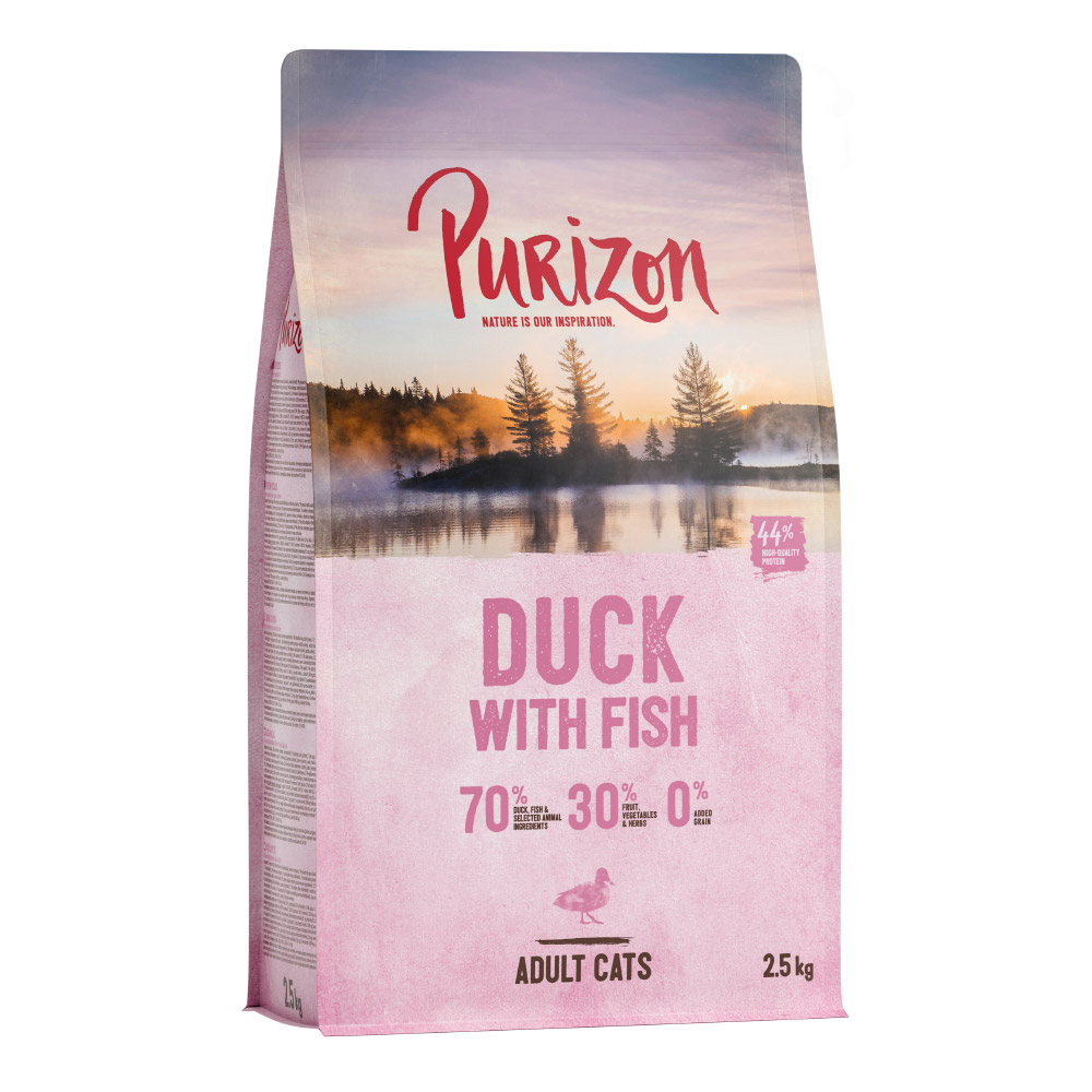 foto del prodotto purizon adult anatra pesce senza cereali 2,5 kg