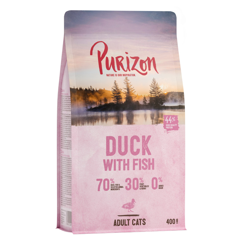 foto del prodotto purizon adult anatra pesce senza cereali 400 g