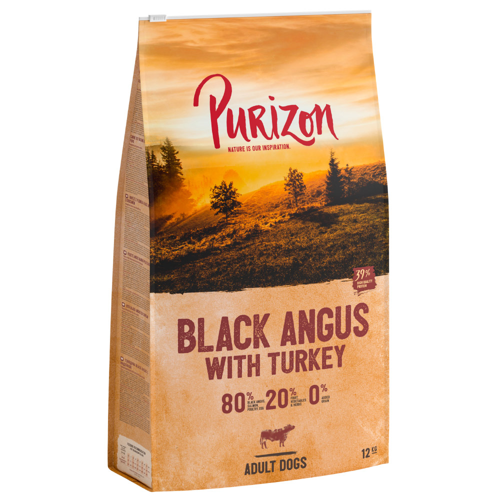foto del prodotto purizon adult black-angus con tacchino - senza cereali - set 2 x 12 kg
