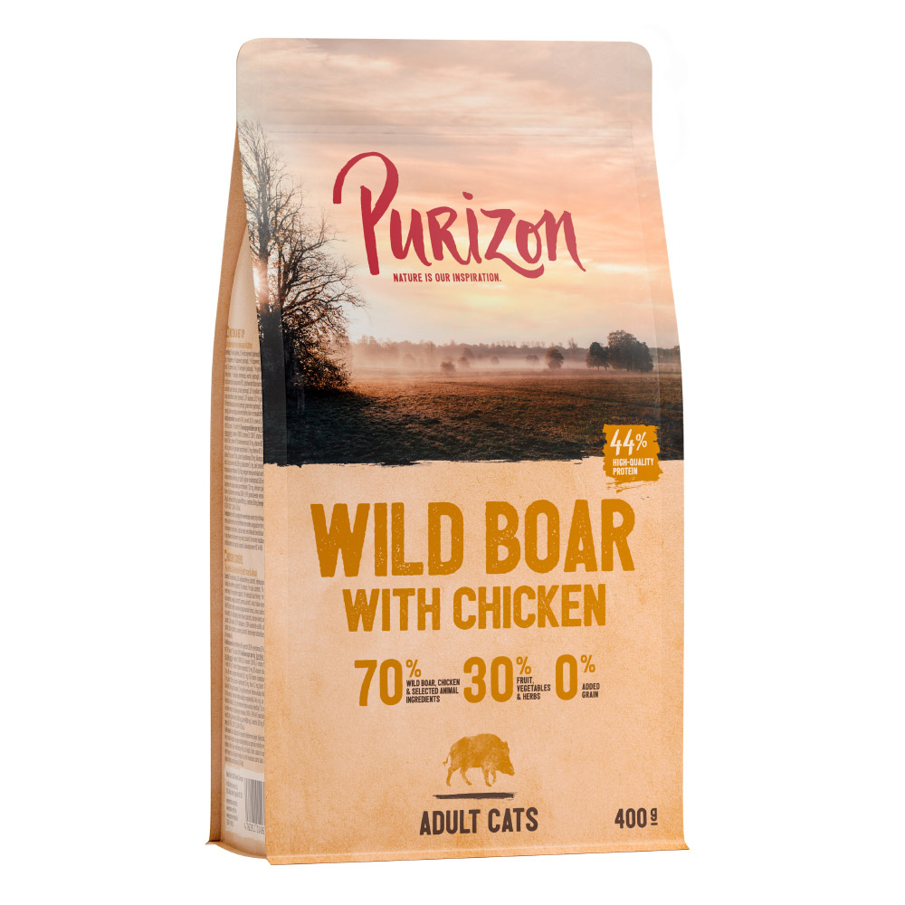 foto del prodotto purizon adult cinghiale pollo senza cereali 400 g