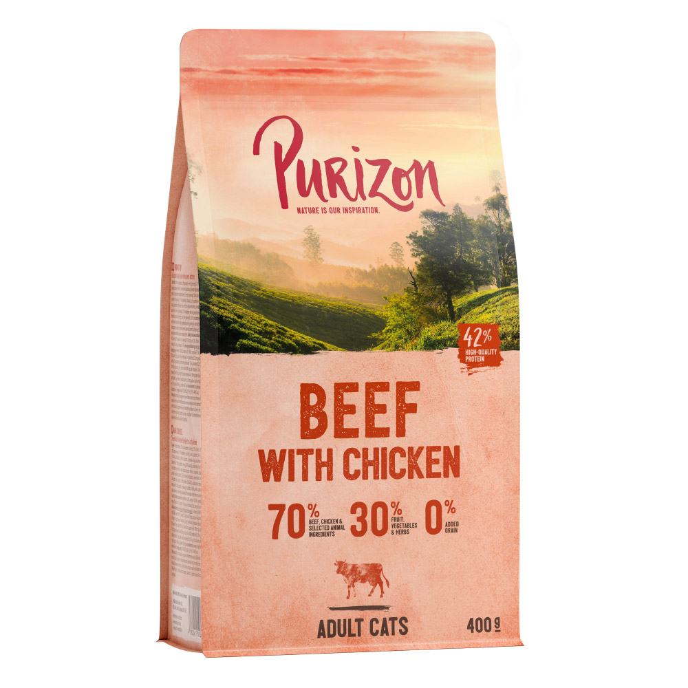 foto del prodotto purizon adult manzo pollo senza cereali 400 g