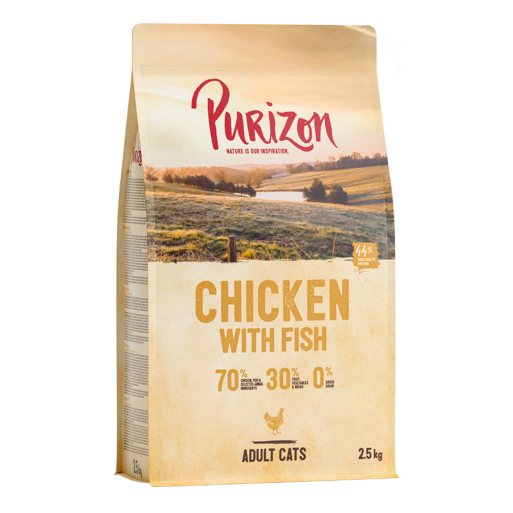 foto del prodotto purizon adult pollo pesce senza cereali 2,5 kg