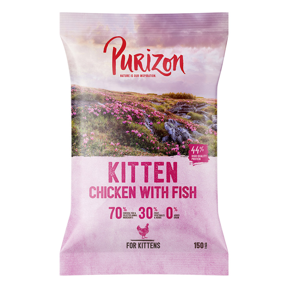 foto del prodotto purizon crocchette per gatto 150 g crocchette kitten pollo pesce