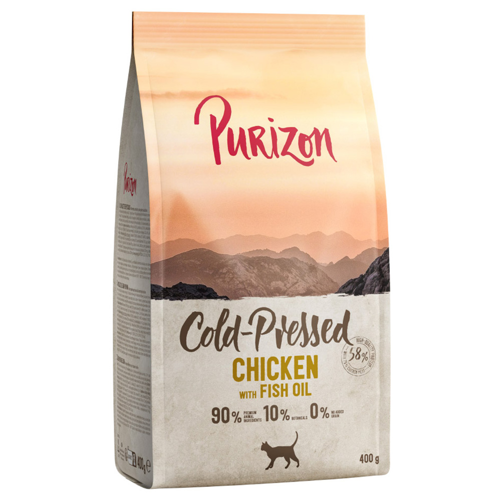 foto del prodotto purizon crocchette per gatto 400 g crocchette pressato a freddo pollo con olio di pesce