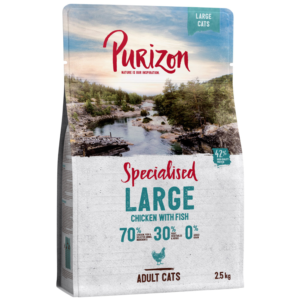 foto del prodotto purizon large adult pollo pesce senza cereali 2,5 kg
