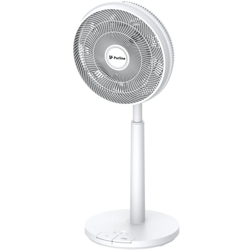 foto del prodotto purline ventilatore da pavimento cc con batteria e 9 pale venty mobile