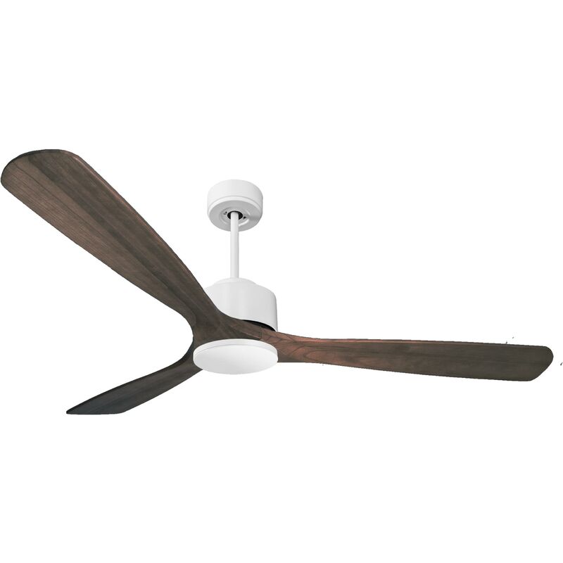 foto del prodotto purline ventilatore da soffitto reversibile termostato wifi motore cc tetti inclinati telecomando hypersilence memoria shopify vendible