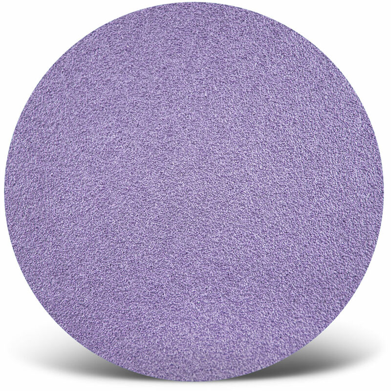 foto del prodotto purple hd dischi abrasivi velcrati, 225 mm, p. levigatrici per muri, miscela di ceramica (25 pz.) g60 - menzer