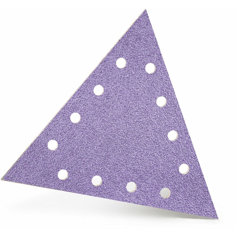foto del prodotto purple hd dischi abrasivi velcrati, 290 x 250 mm, 12 fori, p. levigatrici per muri, miscela di ceramica 5 pz. g100 menzer