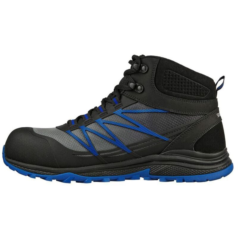 foto del prodotto puxal firmle esd composite safey toe shoe, scarpe da lavoro uomo, black blue, 49 eu skechers