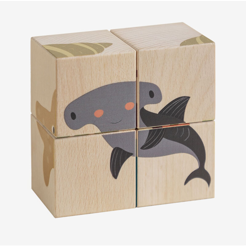 foto del prodotto puzzle in legno da 4 pezzi lopart kids sklum