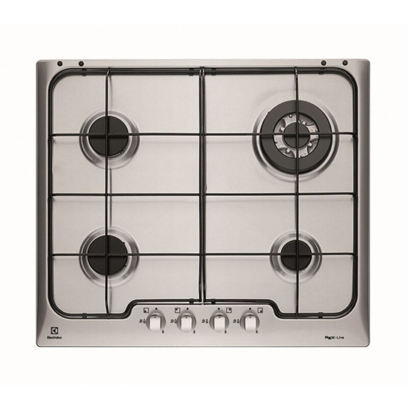 foto del prodotto px640uv. colore del prodotto acciaio inox, posizionamento dell apparecchio da incasso, dimensione della larghezza del piano cottura 59.4 cm.