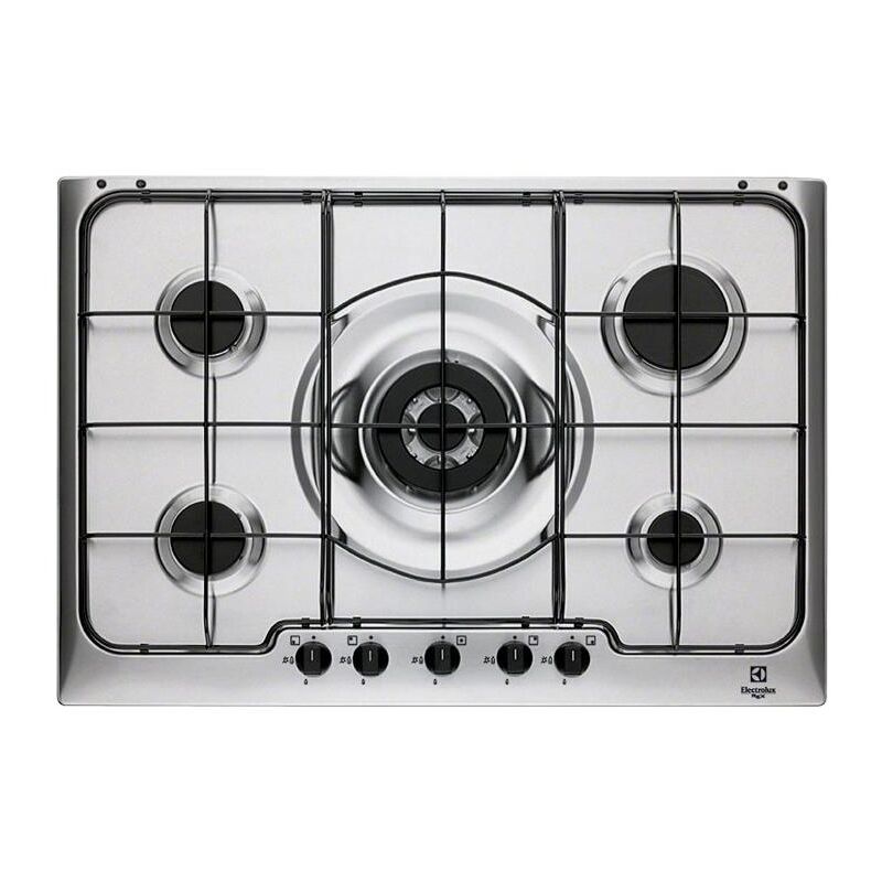 foto del prodotto px750uv. colore del prodotto acciaio inox, posizionamento dell apparecchio da incasso, dimensione della larghezza del piano cottura 74.5 cm. tipo
