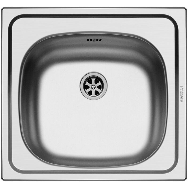 foto del prodotto pyramis e33, lavabo da incasso in acciaio inox, liscio, 100139602