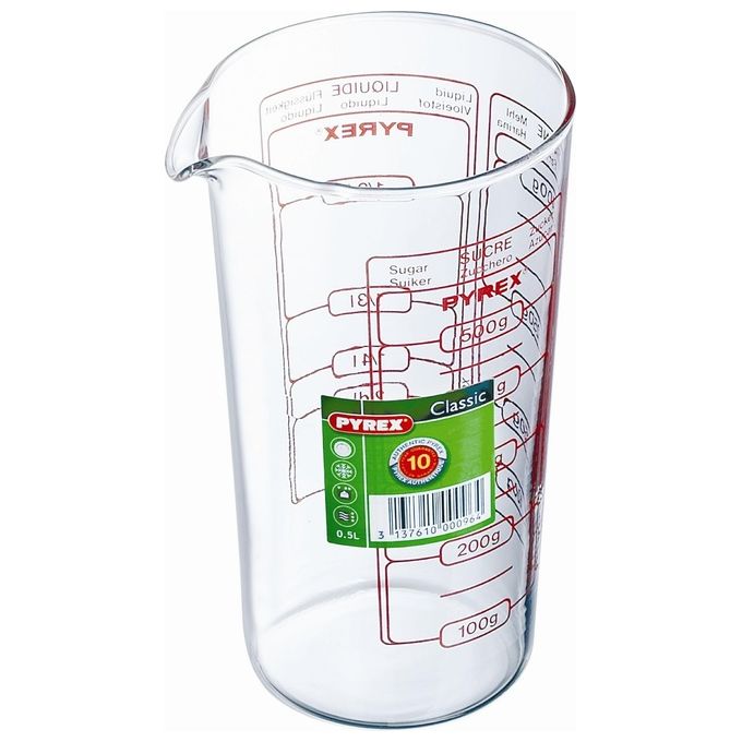 foto del prodotto pyrex backer misura graduata 0,5lt