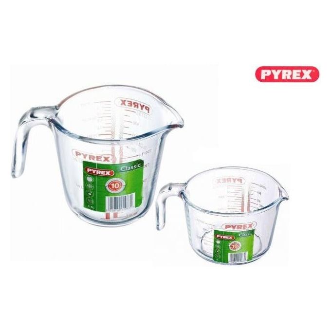 foto del prodotto pyrex caraffa graduata 0,5lt strumento essenziale per dosare ingredienti con precisione e facilita in cucina