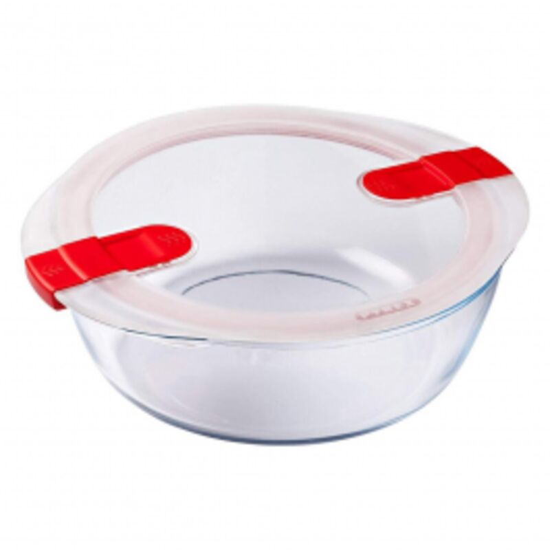 foto del prodotto pyrex contenitore con coperchio tondo 26x23x8cm