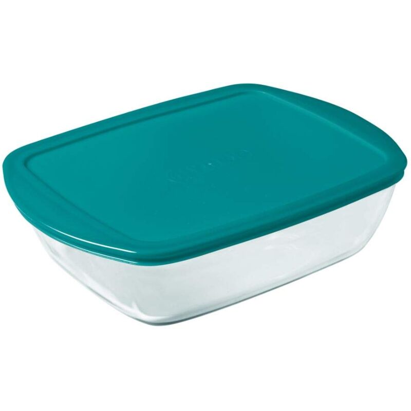 foto del prodotto pyrex contenitore rettangolare in vetro, con coperchio, adatto a congelatoreyfornoyforno microonde, 28 x 20 cm, capacit 2,60 l