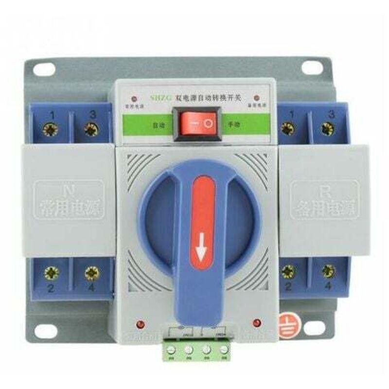 foto del prodotto pz 220v 63a 2p mini dual power t interruttore di trasferimento automatico