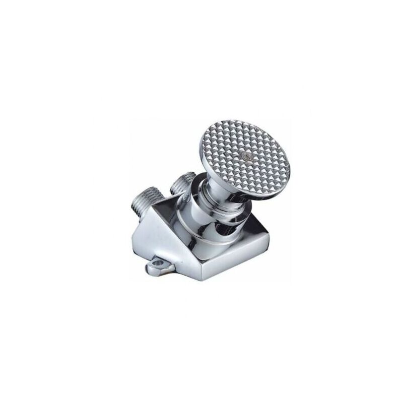 foto del prodotto pz moderno rubinetto a pedale, rubinetto per lavabo per fabbrica alimentare a pedale, rubinetto per acqua fredda a pedale singolo per valvola