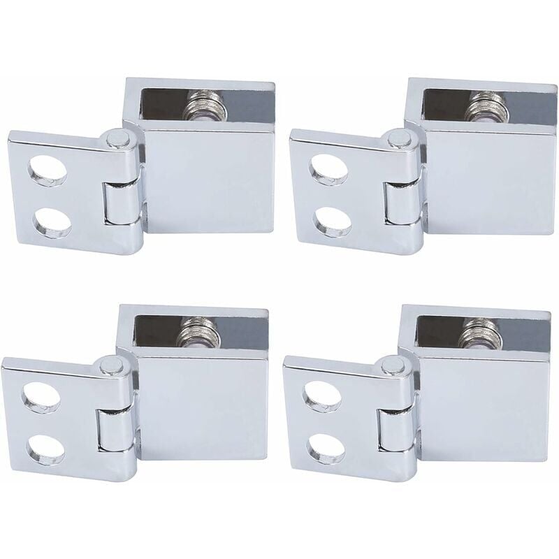 foto del prodotto pz pinza per morsetto per cerniera in vetro cerniera per porta in vetro facile installazione staffa in vetro resistente staffa in vetro per mobili