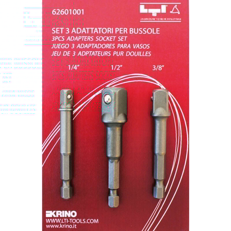 foto del prodotto pz3 adattatori 1 4 x bussole 1 2 3 8 krino