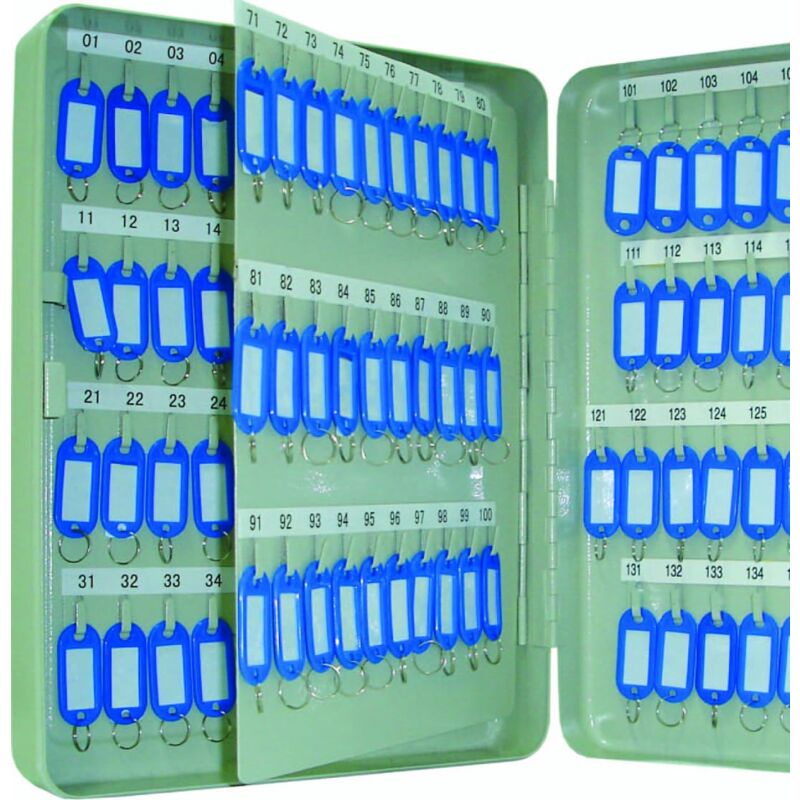 foto del prodotto q connect 140 armadietto chiave a parete kf04275, blu, piccolo