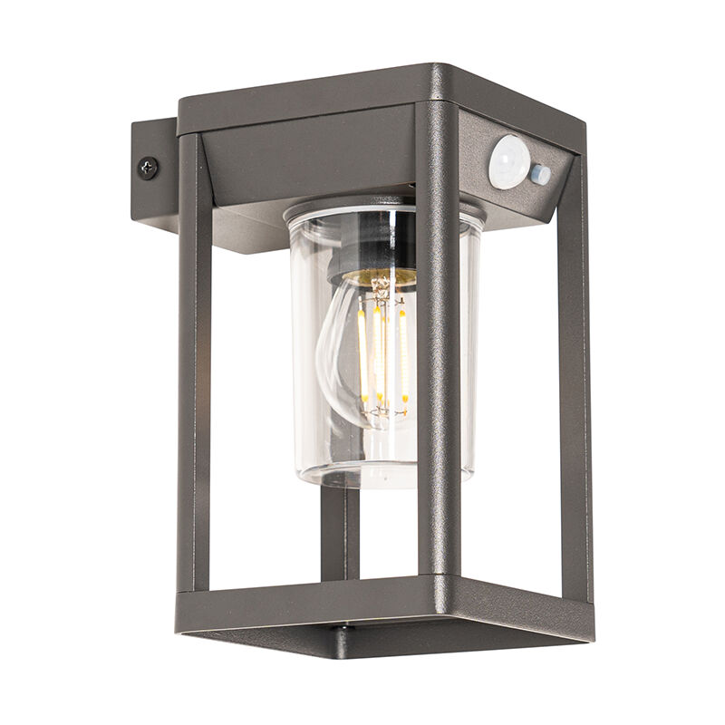 foto del prodotto qazqa appliques sonne moderno alluminio,plastico grigio scuro allungato non sostituibile led max. 1 x 2.2 watt