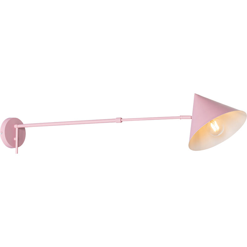 foto del prodotto qazqa appliques triangolo design acciaio rosa oblungo max. 1 x watt
