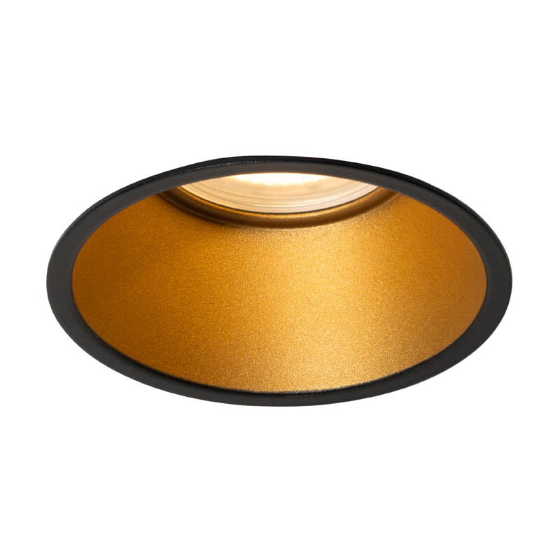foto del prodotto qazqa faretto da incasso dept moderno oro tondo max. 1 x watt