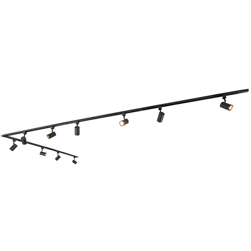 immagine 0 del prodotto qazqa faretto jeana moderno alluminio,acciaio,plastico nero oblungo max. 10 x watt
