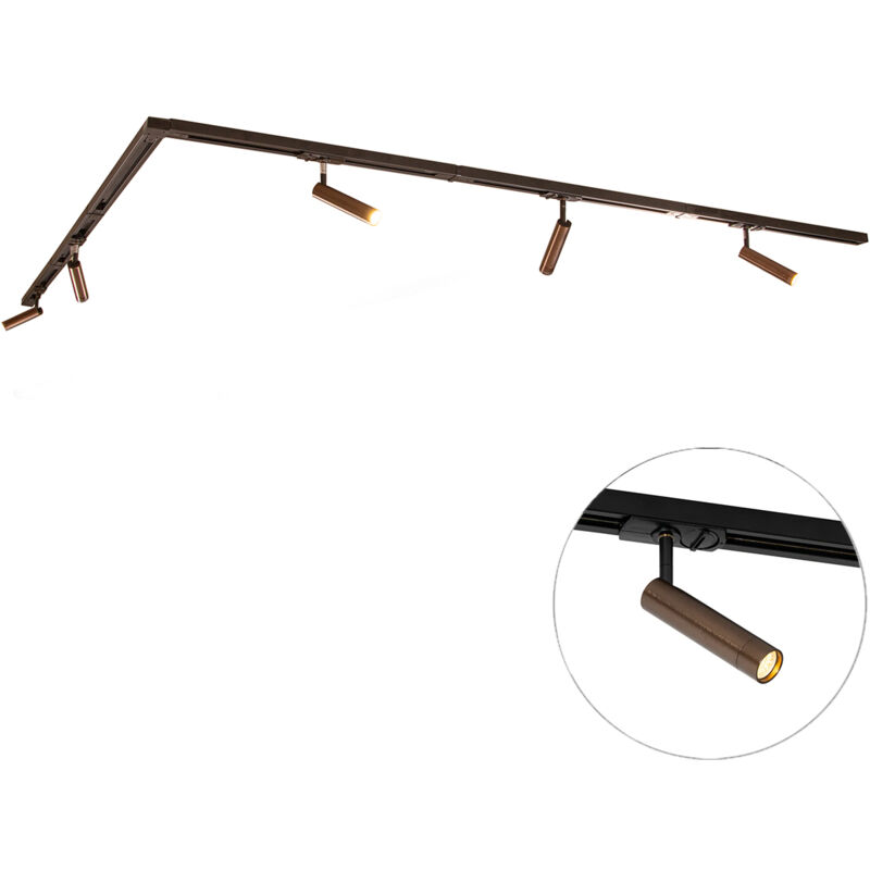 foto del prodotto qazqa iconic ivy moderno acciaio,plastico max. 5 x watt