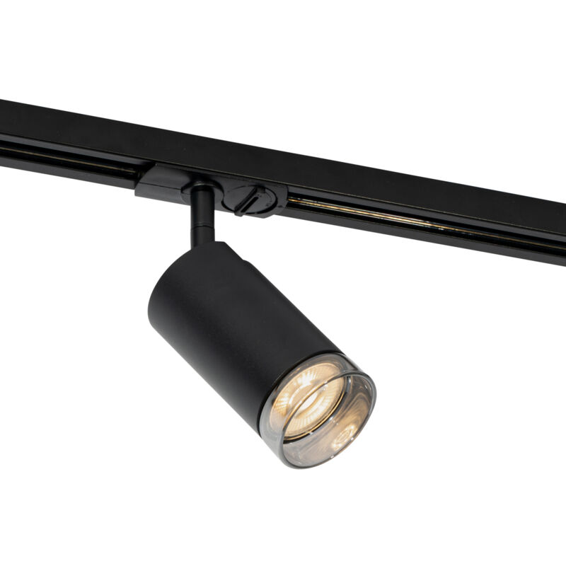 foto del prodotto qazqa jeana moderno plastico,vetro nero tondo max. 1 x watt