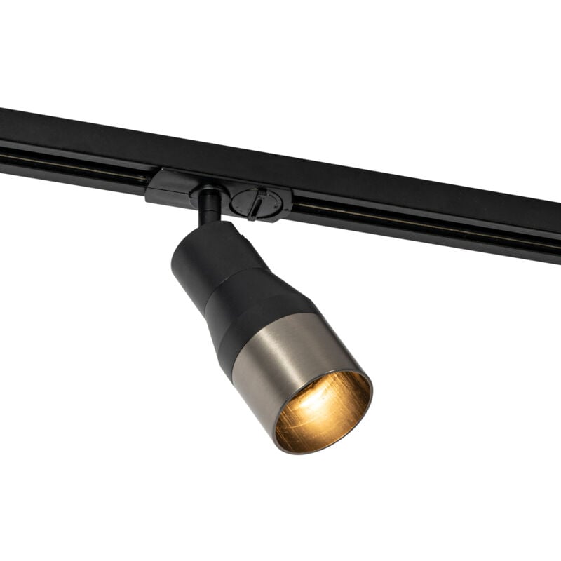 foto del prodotto qazqa kohua moderno alluminio,plastico gunmetal tondo max. 1 x watt