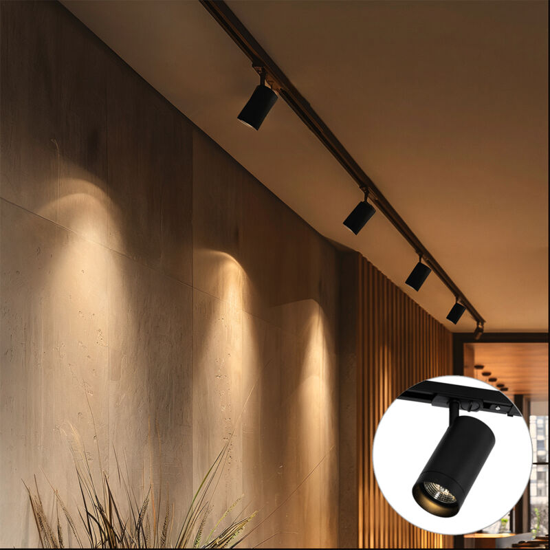 foto del prodotto qazqa lampada da soffitto jeana luxe moderno acciaio,alluminio,plastico nero oblungo max. 5 x watt