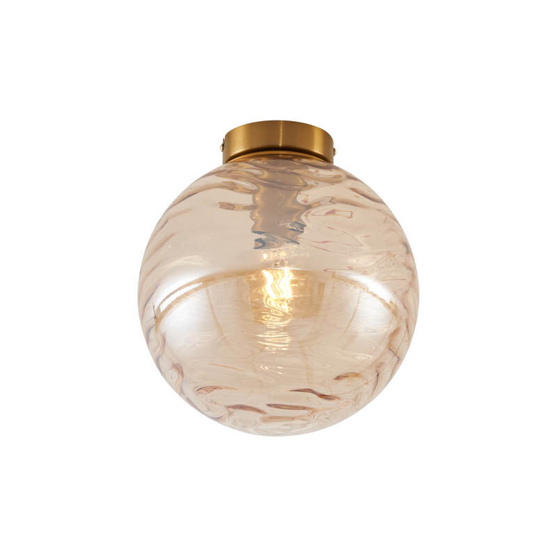 foto del prodotto qazqa lampada da soffitto pillon design vetro,metallo,plastico oro ottone ottone sfera max. 1 x watt