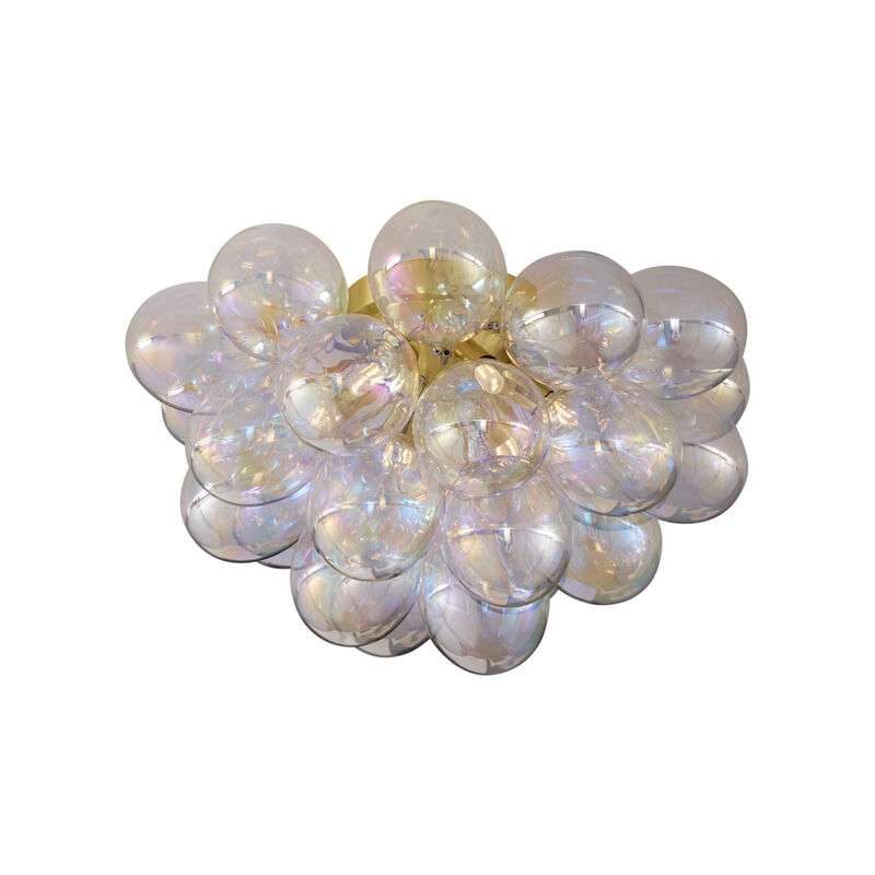 foto del prodotto qazqa lampada da soffitto uvas design vetro,metallo ottone multicolore max. 6 x watt
