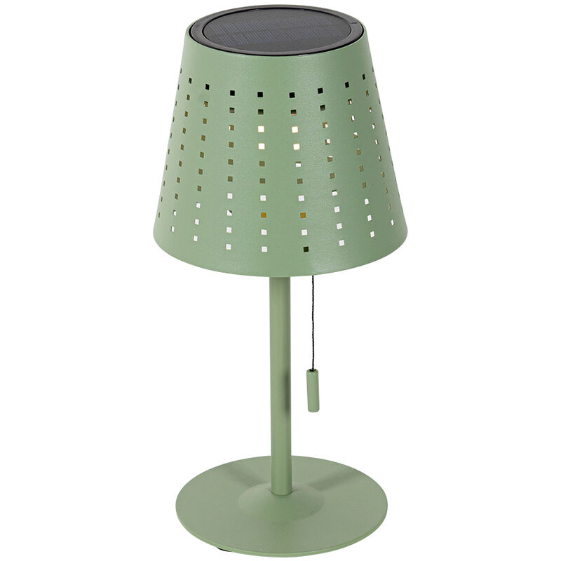 foto del prodotto qazqa lampada da tavolo ferre design acciaio,alluminio verde oblungo non sostituibile led max. 1 x 3 watt
